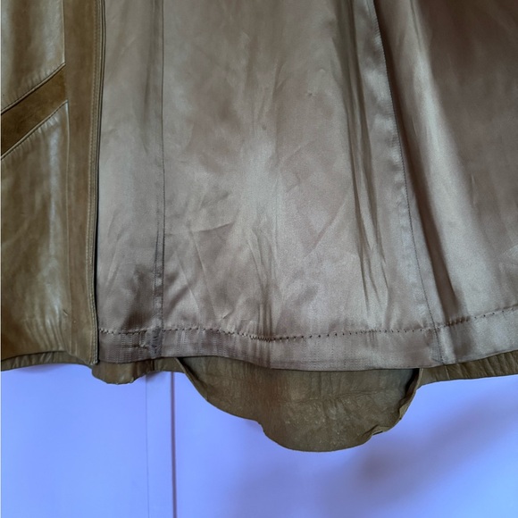 RARE Vintage Skin Gear Leather Trench Coat - Picture 6 of 7